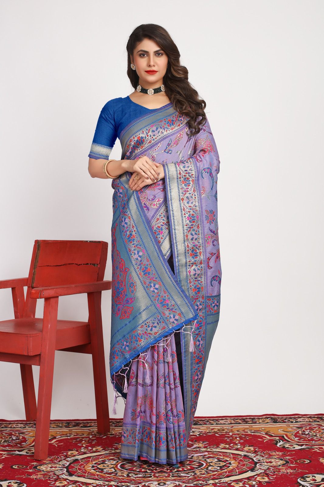 pashmina darbari silk