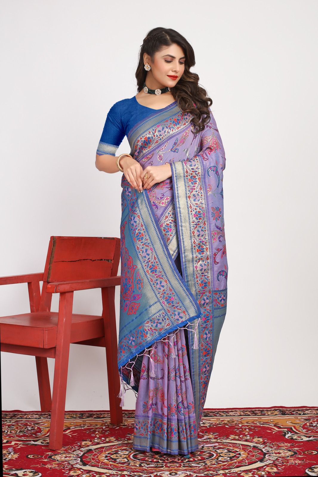 pashmina darbari silk